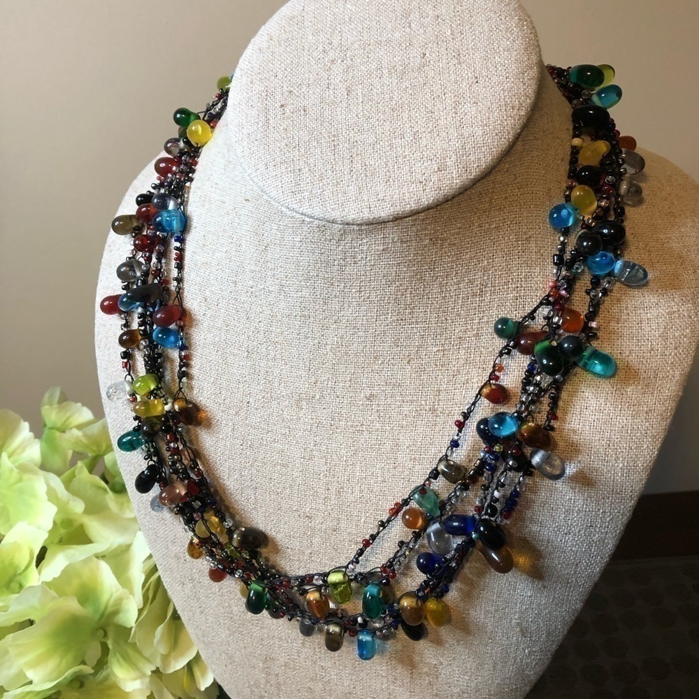 -> Zad Colourful Feast Necklace